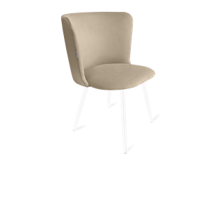 Обеденный стул SHT-ST36 / SHT-S95-1 (ванильный крем/белый муар) в Заводоуковске