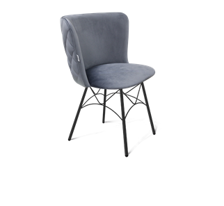 Обеденный стул SHT-ST36-3 / SHT-S107 (нейтральный серый/черный муар) в Тюмени