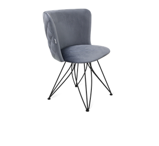 Обеденный стул SHT-ST36-3 / SHT-S113 (нейтральный серый/черный муар) в Заводоуковске - предосмотр