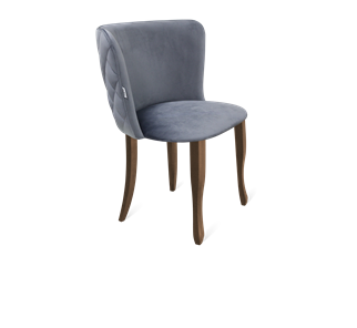 Обеденный стул SHT-ST36-3 / SHT-S122 (нейтральный серый/темный орех/черный муар) в Тюмени