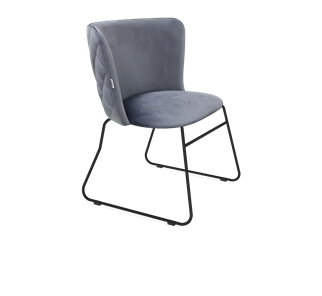 Обеденный стул SHT-ST36-3 / SHT-S167 (нейтральный серый/черный муар) в Тюмени