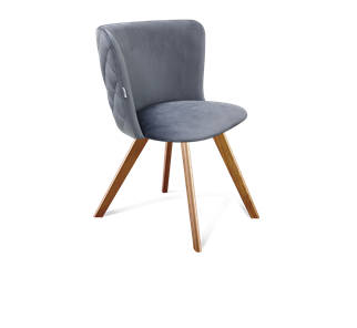 Обеденный стул SHT-ST36-3 / SHT-S39 (нейтральный серый/светлый орех) в Тюмени