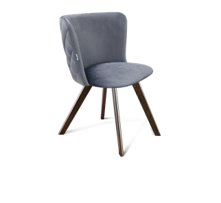 Обеденный стул SHT-ST36-3 / SHT-S39 (нейтральный серый/венге) в Тюмени