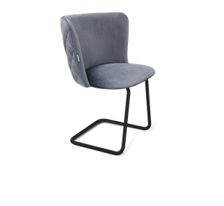 Обеденный стул SHT-ST36-3 / SHT-S45-1 (нейтральный серый/черный муар) в Тюмени