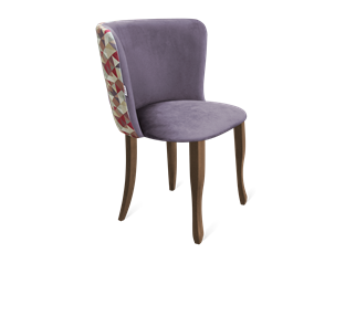 Обеденный стул SHT-ST36-4 / SHT-S122 (сумеречная орхидея/темный орех/черный муар) в Тюмени