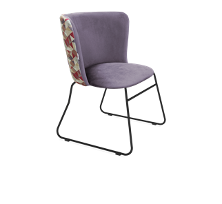 Обеденный стул SHT-ST36-4 / SHT-S167 (сумеречная орхидея/черный муар) в Тюмени
