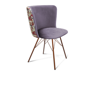 Обеденный стул SHT-ST36-4 / SHT-S37 (сумеречная орхидея/медный металлик) в Заводоуковске - предосмотр