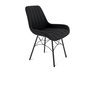 Обеденный стул SHT-ST37 / SHT-S107 (ночное затмение/черный муар) в Тюмени