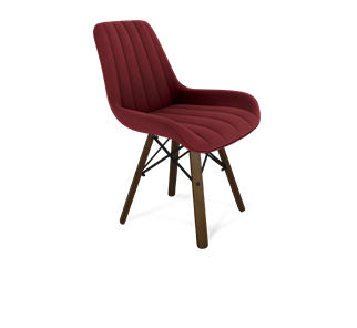 Обеденный стул SHT-ST37 / SHT-S70 (рубиновое вино/темный орех/черный муар) в Тюмени - предосмотр