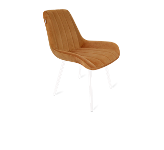 Обеденный стул SHT-ST37 / SHT-S95-1 (горчичный/белый муар) в Тюмени