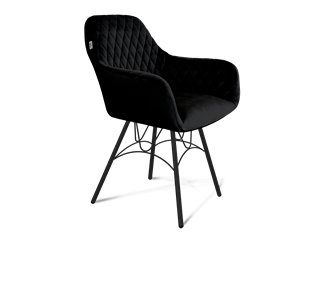 Обеденный стул SHT-ST38 / SHT-S100 (ночное затмение/черный муар) в Тюмени