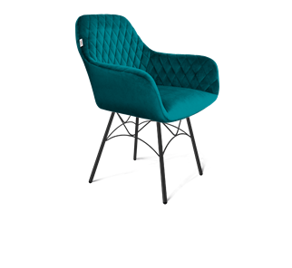 Обеденный стул SHT-ST38 / SHT-S107 (альпийский бирюзовый/черный муар) в Тюмени - предосмотр
