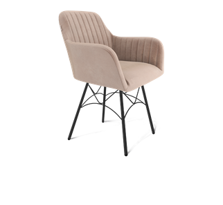 Обеденный стул SHT-ST38-1 / SHT-S107 (латте/черный муар) в Заводоуковске - предосмотр