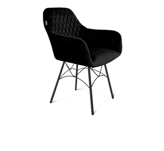 Обеденный стул SHT-ST38 / SHT-S107 (ночное затмение/черный муар) в Тюмени - предосмотр