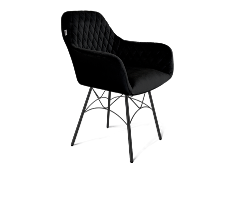 Обеденный стул SHT-ST38 / SHT-S107 (ночное затмение/черный муар) в Заводоуковске - изображение