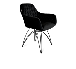 Обеденный стул SHT-ST38 / SHT-S112 (ночное затмение/черный муар) в Тюмени - предосмотр