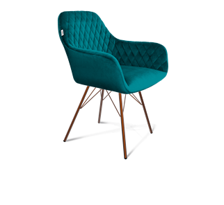 Обеденный стул SHT-ST38 / SHT-S37 (альпийский бирюзовый/медный металлик) в Тюмени