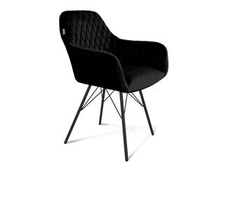 Обеденный стул SHT-ST38 / SHT-S37 (ночное затмение/черный муар) в Тюмени - предосмотр
