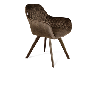 Обеденный стул SHT-ST38 / SHT-S39 (кофейный трюфель/темный орех) в Тюмени - предосмотр