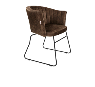 Обеденный стул SHT-ST42-1 / SHT-S167 (кофейный трюфель/черный муар) в Тюмени - предосмотр