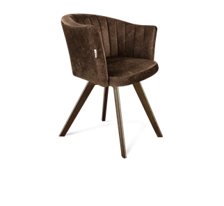 Обеденный стул SHT-ST42-1 / SHT-S39 (кофейный трюфель/темный орех) в Тюмени - предосмотр
