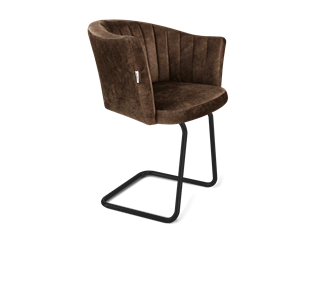 Обеденный стул SHT-ST42-1 / SHT-S45-1 (кофейный трюфель/черный муар) в Тюмени