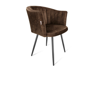 Обеденный стул SHT-ST42-1 / SHT-S95-1 (кофейный трюфель/черный муар) в Тюмени
