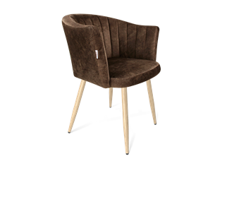 Обеденный стул SHT-ST42-1 / SHT-S95-WН (кофейный трюфель/черный муар) в Тюмени