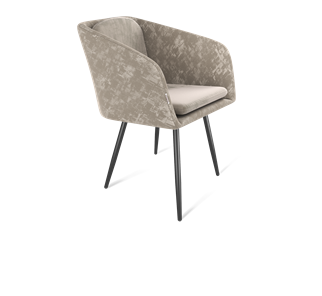 Обеденный стул SHT-ST43-1 / SHT-S95-1 (карамельный латте/черный муар) в Тюмени