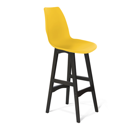 Барный стул SHT-ST29/S65 (желтый ral 1021/венге) в Тюмени - изображение