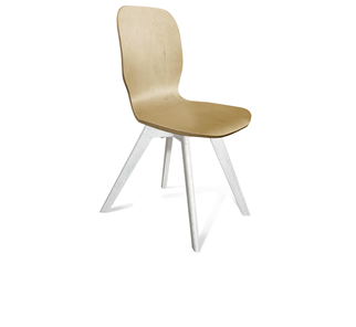 Кухонный стул SHT-ST15-1/S39 (прозрачный лак/белый/патина серебро) в Тюмени