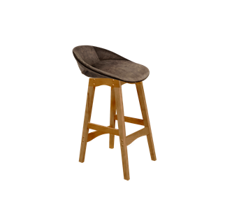 Полубарный стул SHT-ST19-SF1 / SHT-S65-1 (кофейный трюфель/светлый орех) в Тюмени