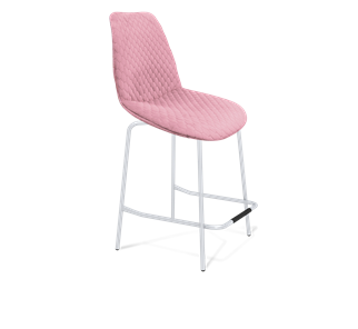 Полубарный стул SHT-ST29-С22 / SHT-S29P-1 (розовый зефир/хром лак) в Ишиме