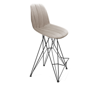 Полубарный стул SHT-ST29-С22 / SHT-S66-1 (лунный камень/черный муар) в Тюмени