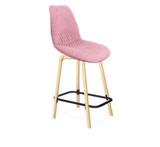 Полубарный стул SHT-ST29-С22 / SHT-S94-1 (розовый зефир/прозрачный лак/черный муар) в Заводоуковске