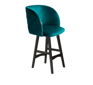 Полубарный стул SHT-ST33-1 / SHT-S65-1 (альпийский бирюзовый/венге) в Тюмени - предосмотр