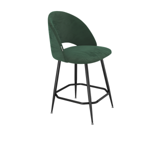 Полубарный стул SHT-ST34 / SHT-S148-1 (лиственно-зеленый/черный муар) в Тюмени
