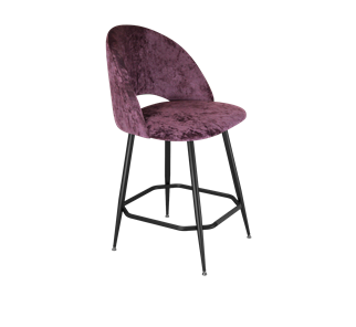 Полубарный стул SHT-ST34 / SHT-S148-1 (вишневый джем/черный муар) в Тюмени - предосмотр