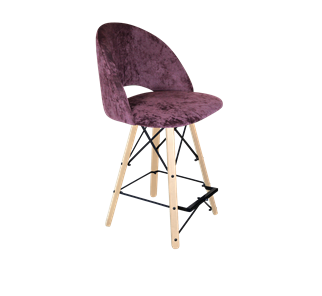 Полубарный стул SHT-ST34 / SHT-S80-1 (вишневый джем/прозрачный лак/черный) в Тюмени