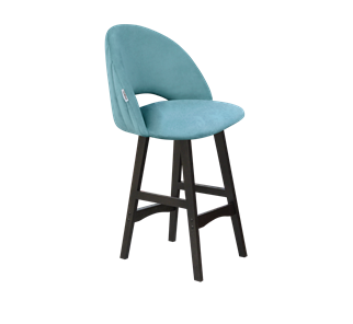 Полубарный стул SHT-ST34-1 / SHT-S65-1 (голубая пастель/венге) в Тюмени