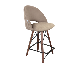 Полубарный стул SHT-ST34-1 / SHT-S80-1 (латте/темный орех/черный) в Тюмени - предосмотр