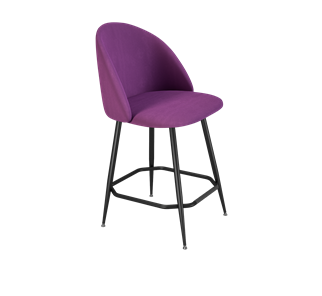 Полубарный стул SHT-ST35 / SHT-S148-1 (ягодное варенье/черный муар) в Тюмени