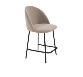 Полубарный стул SHT-ST35 / SHT-S29P-1 (латте/черный муар) в Тюмени