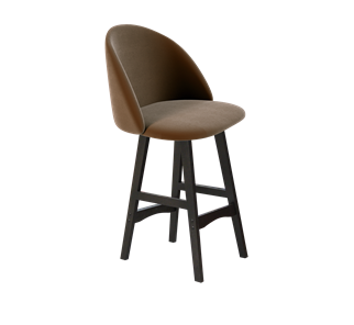 Полубарный стул SHT-ST35 / SHT-S65-1 (кофейный ликер/венге) в Тюмени