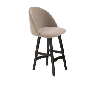 Полубарный стул SHT-ST35 / SHT-S65-1 (латте/венге) в Тюмени