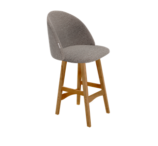 Полубарный стул SHT-ST35 / SHT-S65-1 (тростниковый сахар/светлый орех) в Тюмени