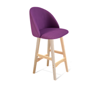 Полубарный стул SHT-ST35 / SHT-S65-1 (ягодное варенье/прозрачный лак) в Тюмени