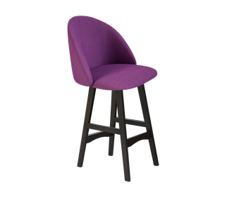 Полубарный стул SHT-ST35 / SHT-S65-1 (ягодное варенье/венге) в Тюмени