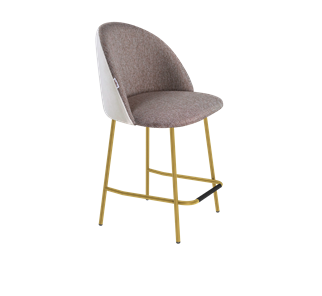 Полубарный стул SHT-ST35-3 / SHT-S29P-1 (тростниковый сахар/зефирный/золото) в Тюмени