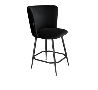 Полубарный стул SHT-ST36 / SHT-S148-1 (ночное затмение/черный муар) в Тюмени